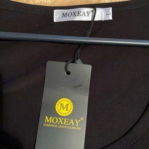 Moxeay sleeveless black tank shirt